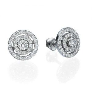 עגילי יהלומים רותם E5956