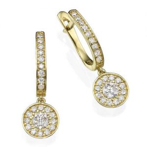 עגילי יהלומים היילי E9317