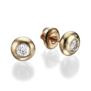 עגילי יהלומים חנית E4898