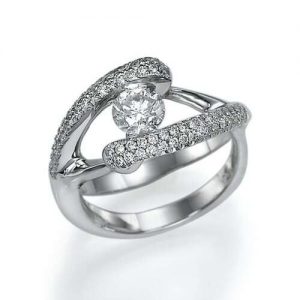 טבעת אירוסין קורל R7772