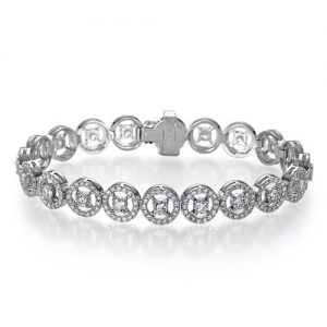 צמיד יהלומים  טל-אור B8610