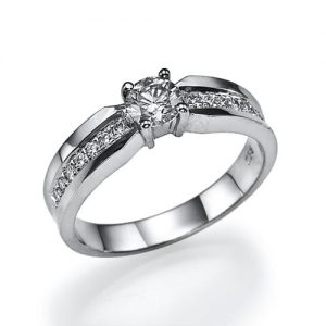 טבעת אירוסין הילה R2272