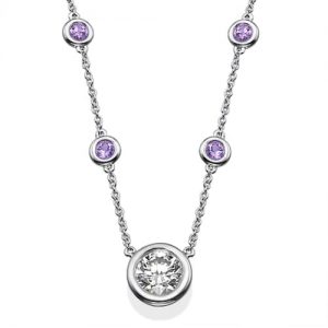 תליון יהלומים חלי P6972