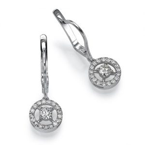 עגילי יהלומים פריאל E7749