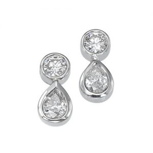 עגילי יהלומים גילת E9358