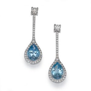 עגילי יהלומים ויקה E9219