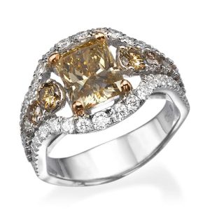 טבעת יהלומים פנינה R5915