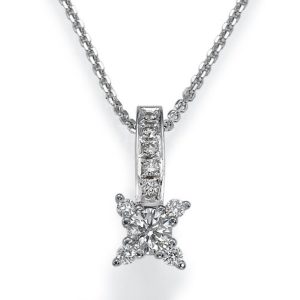 תליון יהלומים ולריה P2984