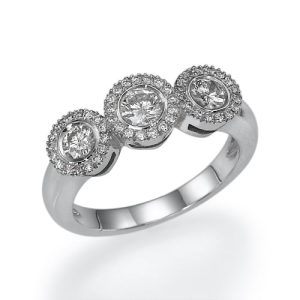 טבעת יהלומים קלי R3182