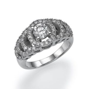 טבעת יהלומים גולי R3948