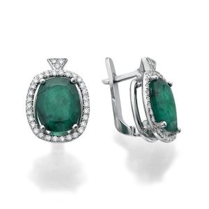 עגילי יהלומים מירן E1442