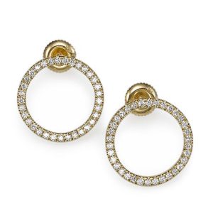 עגילי יהלומים אורטל E2519