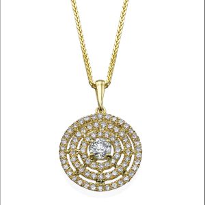 תליון יהלומים דניאלה P2521