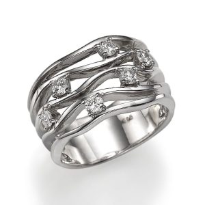 טבעת יהלומים עלמא R4126