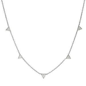 שרשרת יהלומים - שולי דגם P3838