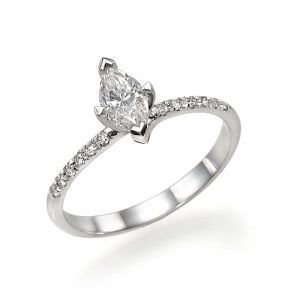 טבעת אירוסין מילן-0.50 קראט יהלומים דגם R748