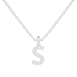 תליון אות, משובץ יהלומים איכותיים דגם P3393