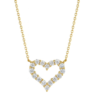 תליון יהלומים לב דגם PS120