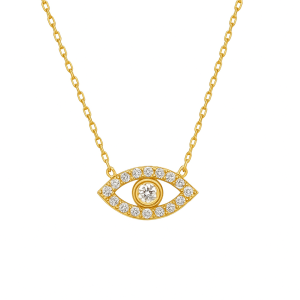 תליון יהלומים "עין"  דגם PS110