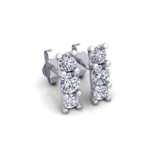 עגילי יהלומים קארין E789