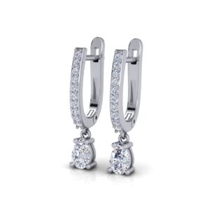 עגילי יהלומים סלין E589