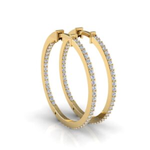 עגילי יהלומים נסרין E985