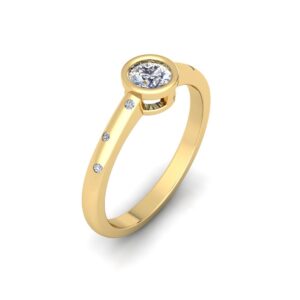 טבעת יהלום לודמילה R123