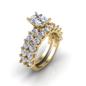 טבעת יהלומים שואם R755