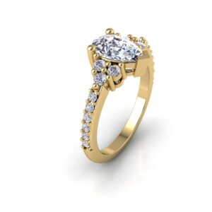 טבעת אירוסין מלכה R258