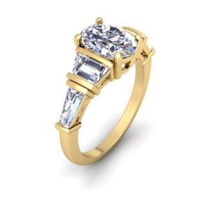 טבעת אירוסין כוכבת R185