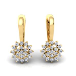 עגילי יהלומים רדה E875