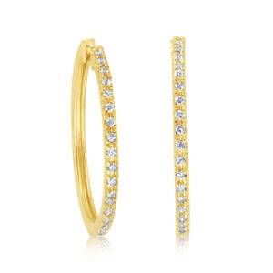 עגילי יהלומים ברי E888