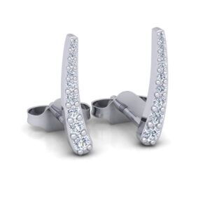 עגילי יהלומים בל E316