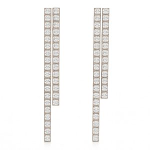 עגילי יהלום טטיאנה E773