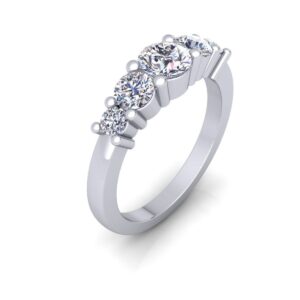 טבעת יהלומים פל R954