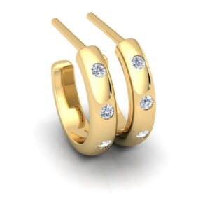 עגילי יהלומים קאי E781