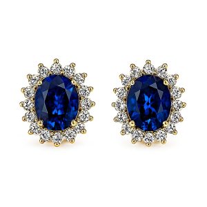 עגילי אבן חן E4451